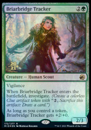 Briarbridge Tracker [Innistrad: Midnight Hunt Prerelease Promos] | Card Merchant Takapuna