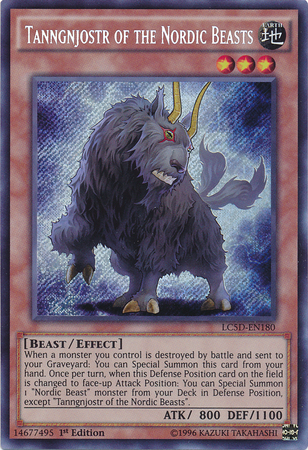 Tanngnjostr of the Nordic Beasts [LC5D-EN180] Secret Rare | Card Merchant Takapuna