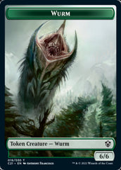 Wurm // Kraken Double-Sided Token [Commander 2021 Tokens] | Card Merchant Takapuna