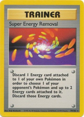 Super Energy Removal (79/102) [Base Set Unlimited] | Card Merchant Takapuna