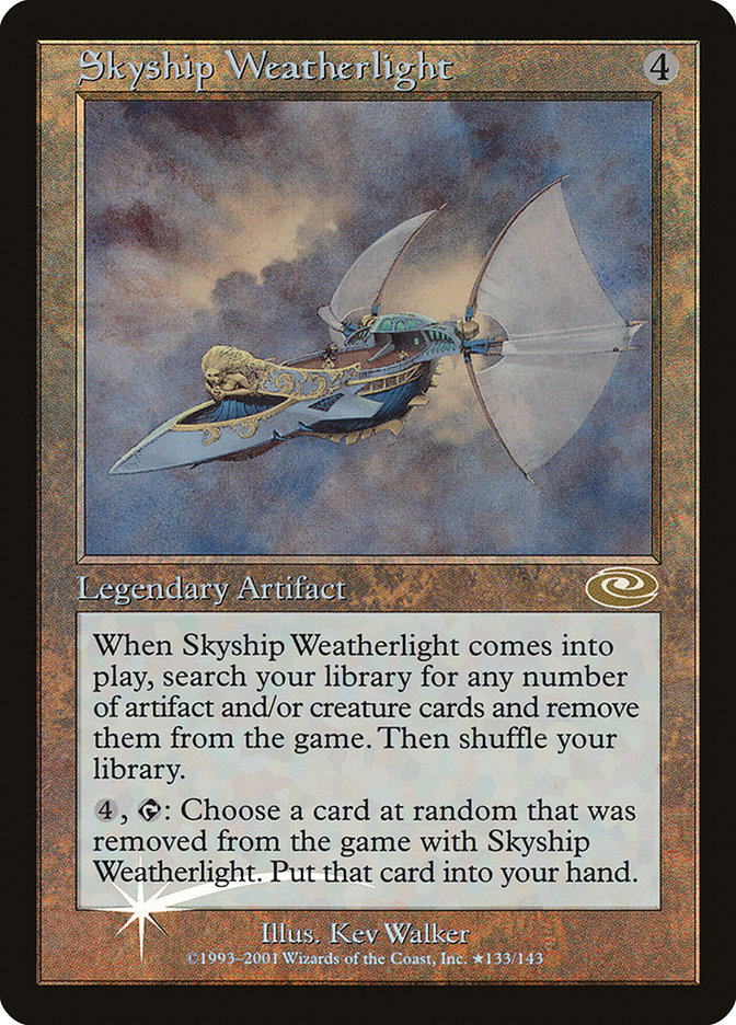 Skyship Weatherlight (Kev Walker) [Planeshift] | Card Merchant Takapuna