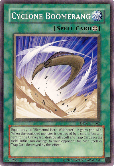 Cyclone Boomerang [DR04-EN162] Common | Card Merchant Takapuna