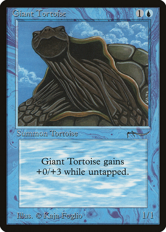 Giant Tortoise (Light Mana Cost) [Arabian Nights] | Card Merchant Takapuna