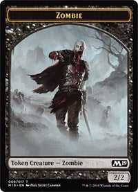 Zombie // Thopter Double-Sided Token (Game Night) [Core Set 2019 Tokens] | Card Merchant Takapuna