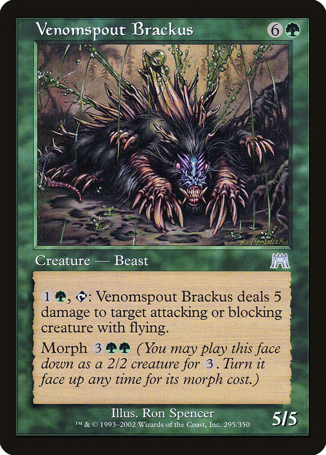 Venomspout Brackus [Onslaught] | Card Merchant Takapuna