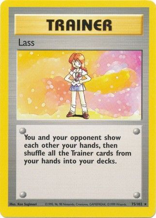 Lass (75/102) [Base Set Unlimited] | Card Merchant Takapuna