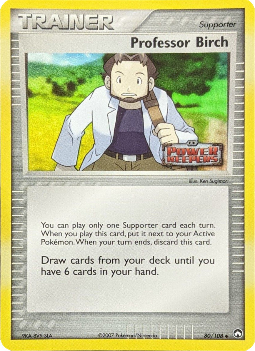 Professor Birch (80/108) (Stamped) [EX: Power Keepers] | Card Merchant Takapuna