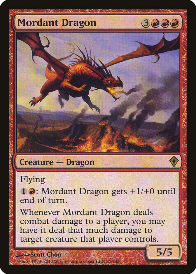 Mordant Dragon [Worldwake] | Card Merchant Takapuna