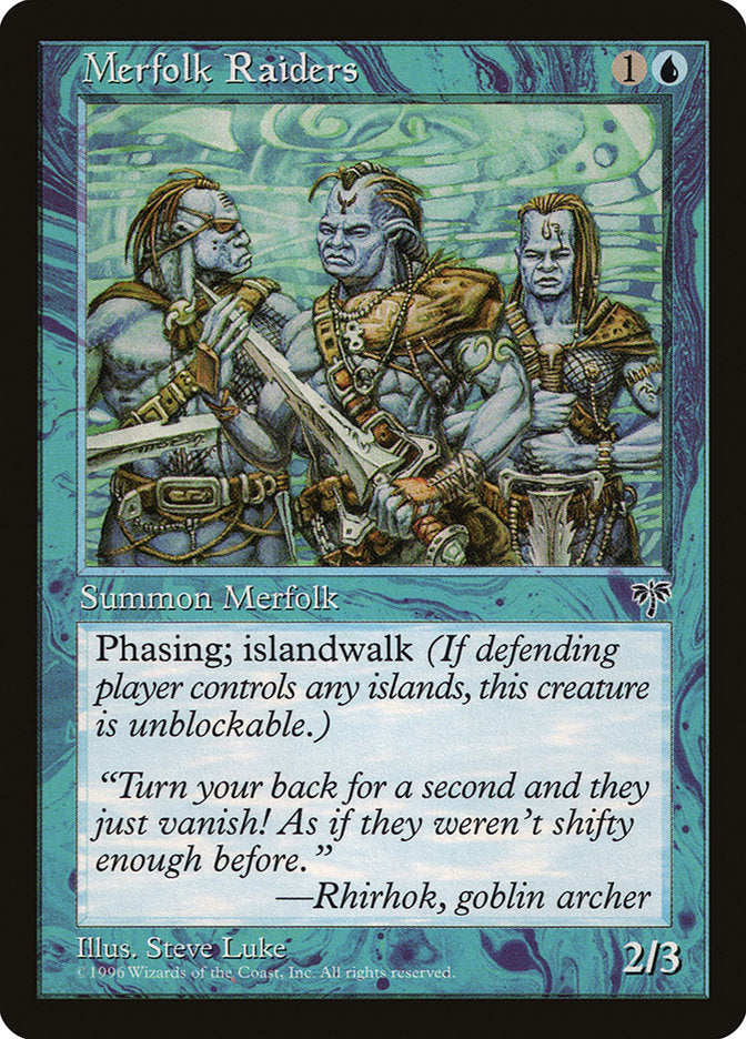 Merfolk Raiders [Mirage] | Card Merchant Takapuna