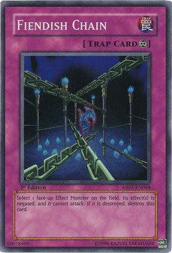 Fiendish Chain [ABPF-EN064] Super Rare | Card Merchant Takapuna