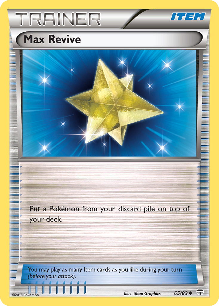 Max Revive (65/83) [XY: Generations] | Card Merchant Takapuna