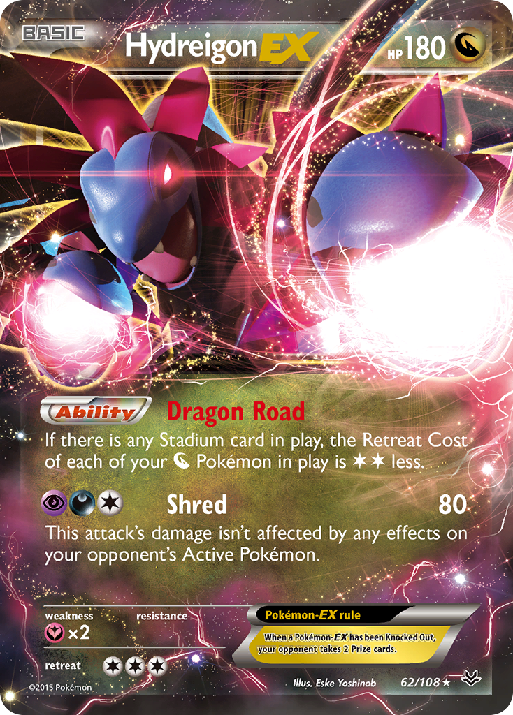 Hydreigon EX (62/108) [XY: Roaring Skies] | Card Merchant Takapuna