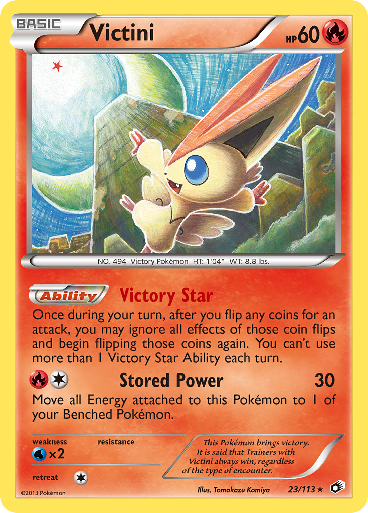 Victini (23/113) (Theme Deck Exclusive) [Black & White: Legendary Treasures] | Card Merchant Takapuna