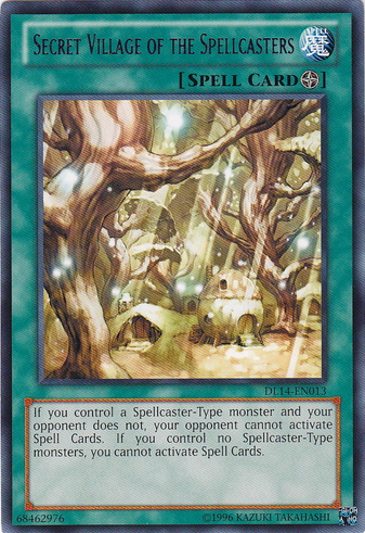 Secret Village of the Spellcasters (Blue) [DL14-EN013] Rare | Card Merchant Takapuna