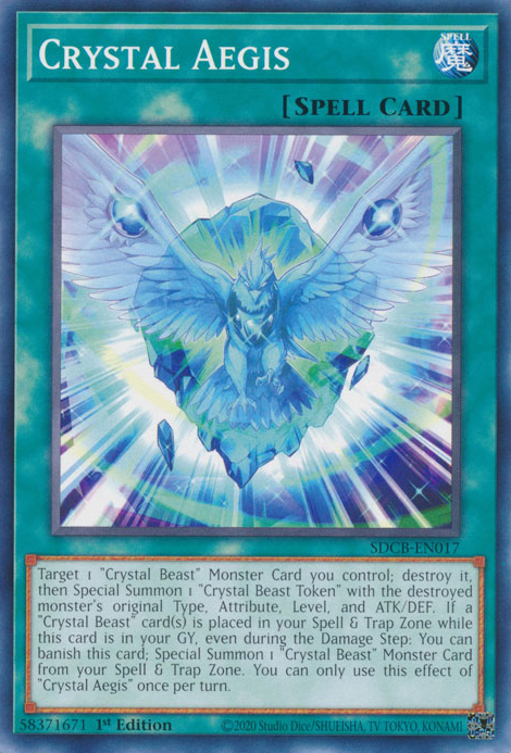 Crystal Aegis [SDCB-EN017] Common | Card Merchant Takapuna