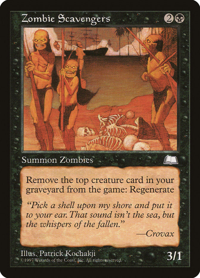 Zombie Scavengers [Weatherlight] | Card Merchant Takapuna