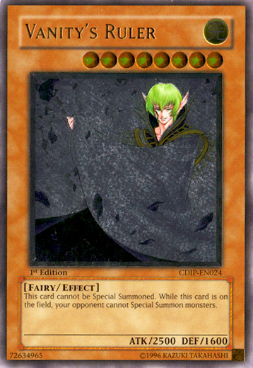 Vanity's Ruler [CDIP-EN024] Ultimate Rare | Card Merchant Takapuna