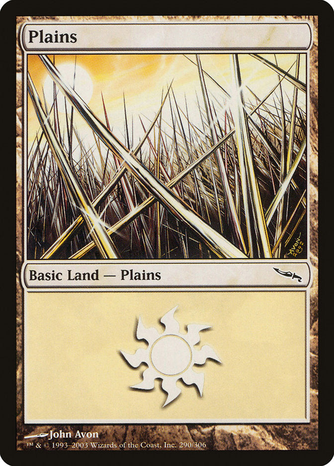 Plains (290) [Mirrodin] | Card Merchant Takapuna