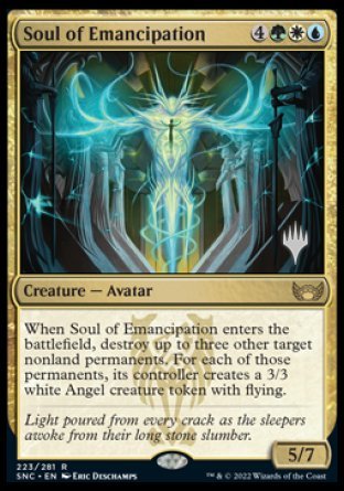 Soul of Emancipation (Promo Pack) [Streets of New Capenna Promos] | Card Merchant Takapuna