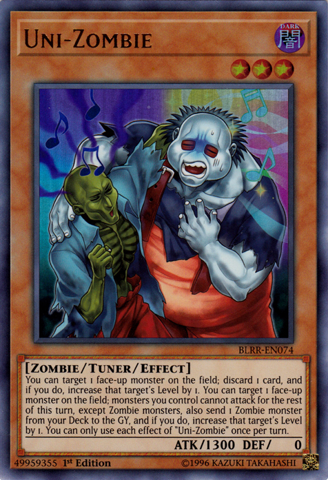 Uni-Zombie [BLRR-EN074] Ultra Rare | Card Merchant Takapuna