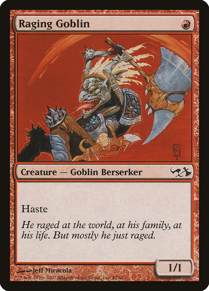 Raging Goblin [Duel Decks: Elves vs. Goblins] | Card Merchant Takapuna