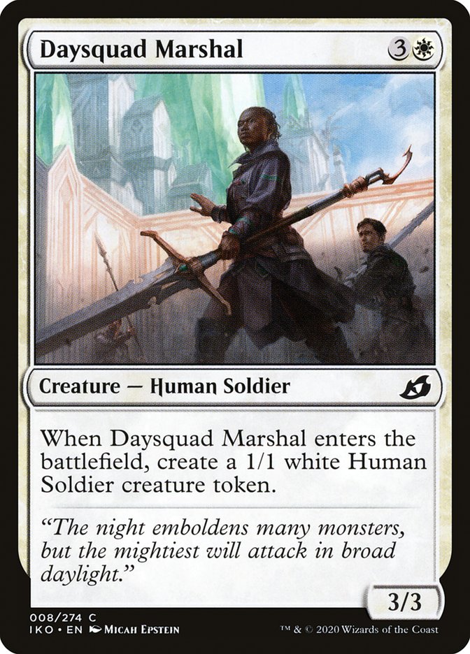 Daysquad Marshal [Ikoria: Lair of Behemoths] | Card Merchant Takapuna