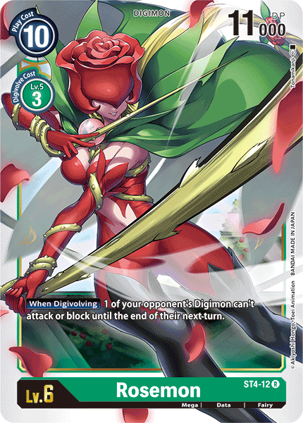 Rosemon [ST4-12] [Starter Deck: Giga Green] | Card Merchant Takapuna