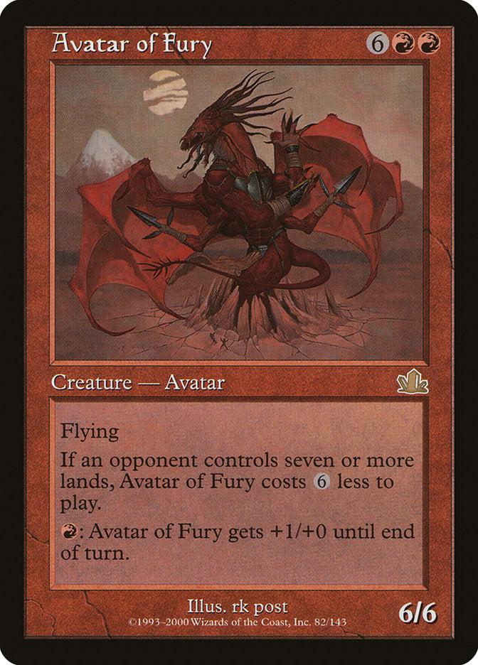 Avatar of Fury [Prophecy] | Card Merchant Takapuna