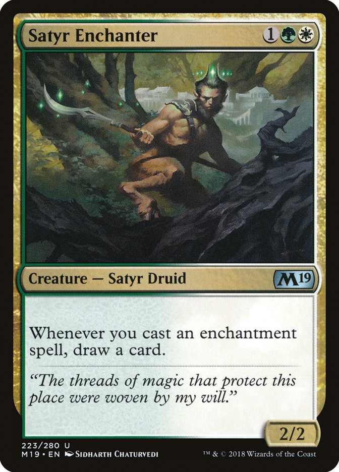 Satyr Enchanter [Core Set 2019] | Card Merchant Takapuna