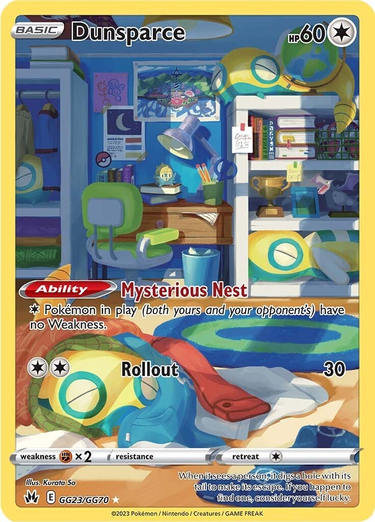 Dunsparce (GG23/GG70) [Sword & Shield: Crown Zenith] | Card Merchant Takapuna