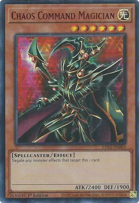 Chaos Command Magician (Red) [LDS3-EN083] Ultra Rare | Card Merchant Takapuna