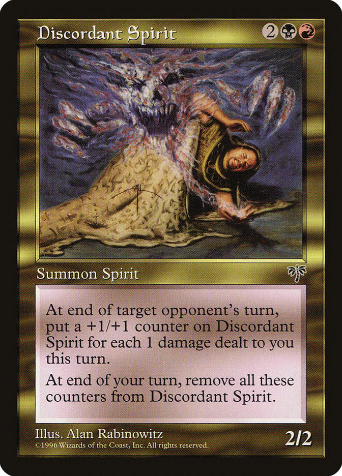 Discordant Spirit [Mirage] | Card Merchant Takapuna