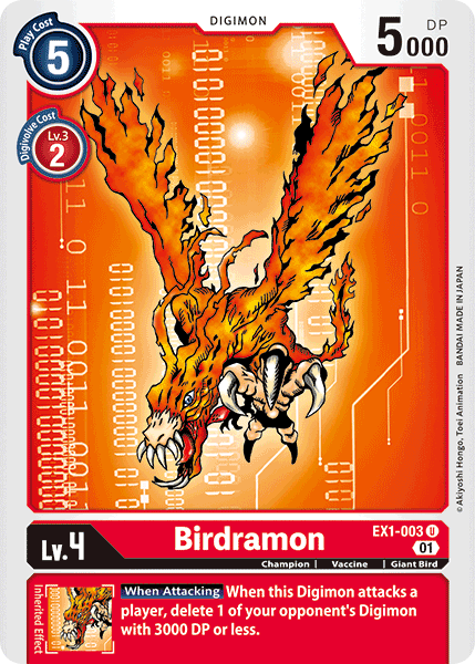 Birdramon [EX1-003] [Classic Collection] | Card Merchant Takapuna