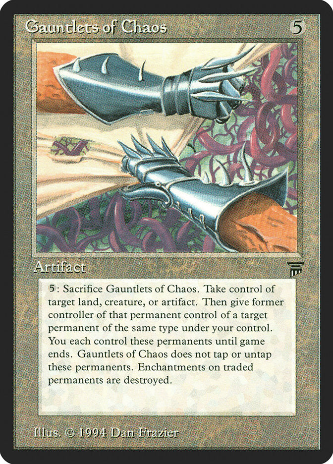 Gauntlets of Chaos [Legends] | Card Merchant Takapuna