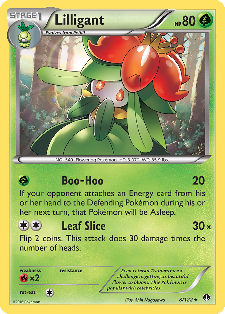 Lilligant (8/122) [XY: BREAKpoint] | Card Merchant Takapuna