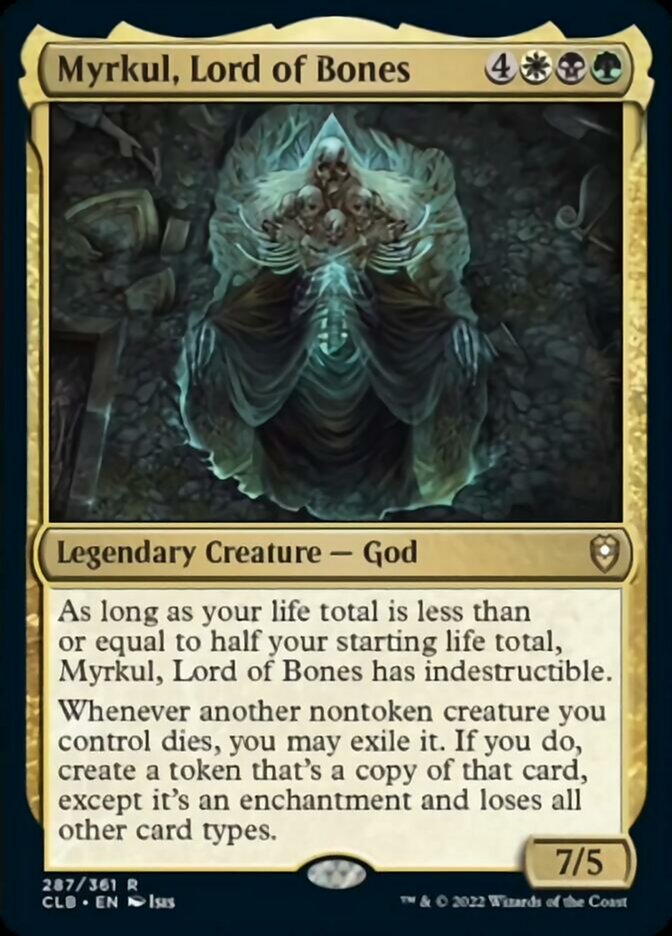 Myrkul, Lord of Bones [Commander Legends: Battle for Baldur's Gate] | Card Merchant Takapuna