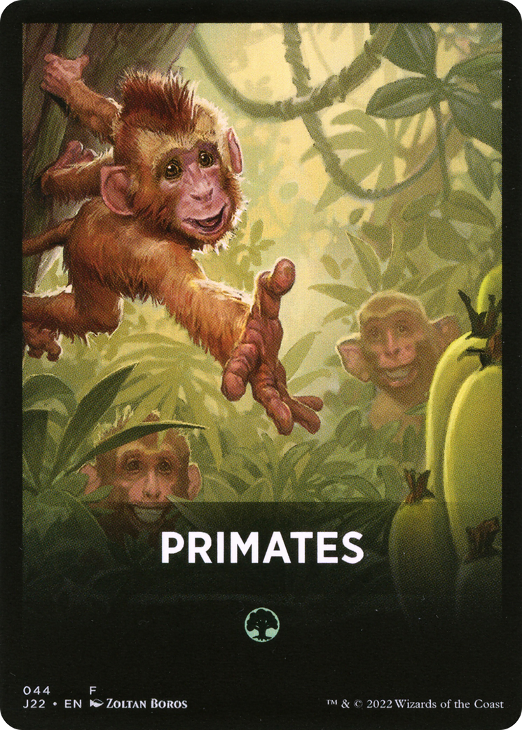 Primates Theme Card [Jumpstart 2022 Front Cards] | Card Merchant Takapuna