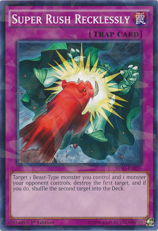 Super Rush Recklessly [BP03-EN219] Shatterfoil Rare | Card Merchant Takapuna