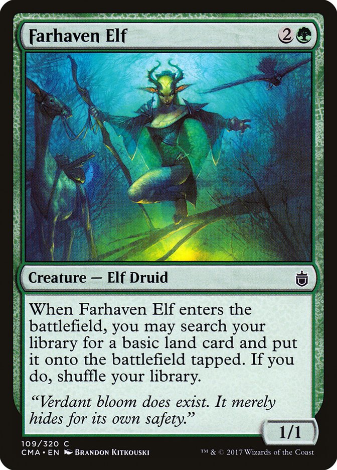 Farhaven Elf [Commander Anthology] | Card Merchant Takapuna