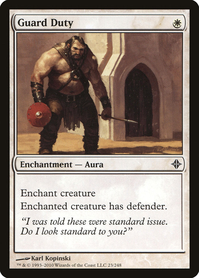 Guard Duty [Rise of the Eldrazi] | Card Merchant Takapuna