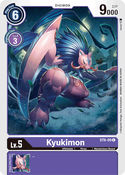 Kyukimon [ST6-09] [Starter Deck: Venomous Violet] | Card Merchant Takapuna