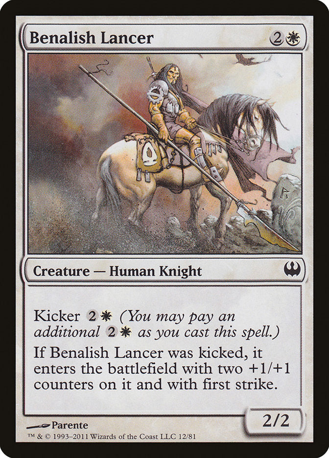 Benalish Lancer [Duel Decks: Knights vs. Dragons] | Card Merchant Takapuna