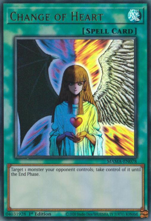 Change of Heart [MAMA-EN078] Ultra Rare | Card Merchant Takapuna