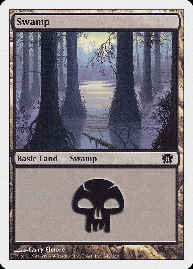 Swamp (342) [Eighth Edition] | Card Merchant Takapuna