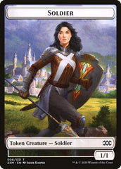 Copy // Soldier Double-Sided Token [Double Masters Tokens] | Card Merchant Takapuna