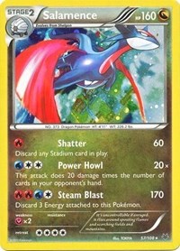 Salamence (57/108) (Cosmos Holo) (Blister Exclusive) [XY: Roaring Skies] | Card Merchant Takapuna