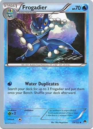 Frogadier (39/122) (Ninja Blitz - Cody Walinski) [World Championships 2016] | Card Merchant Takapuna