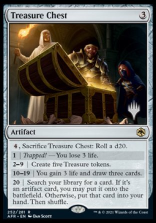 Treasure Chest (Promo Pack) [Dungeons & Dragons: Adventures in the Forgotten Realms Promos] | Card Merchant Takapuna