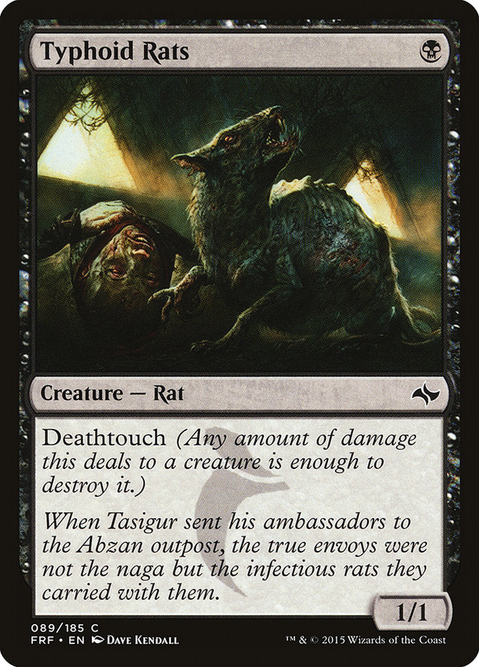 Typhoid Rats [Fate Reforged] | Card Merchant Takapuna