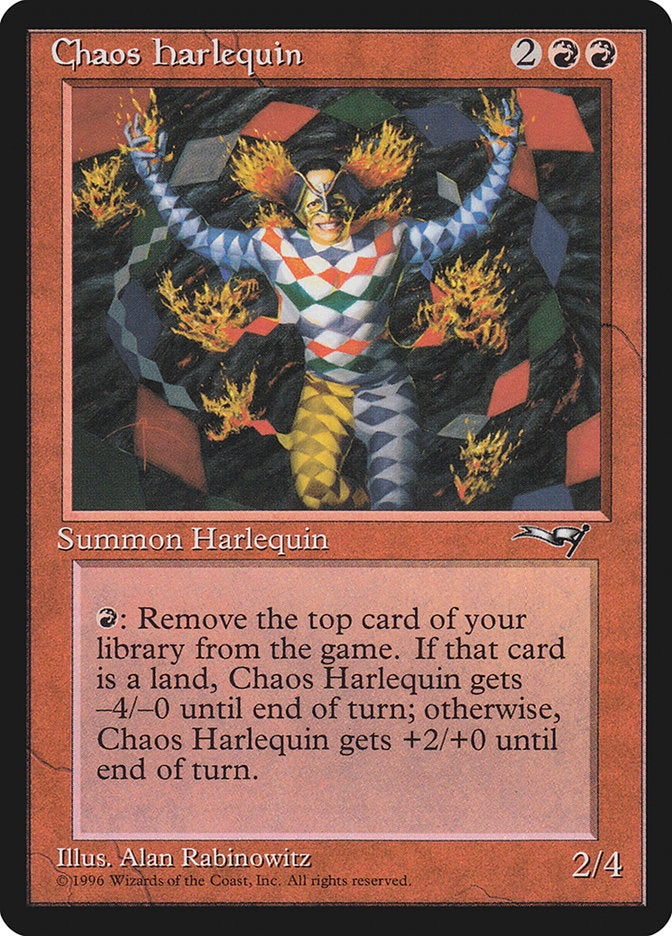 Chaos Harlequin [Alliances] | Card Merchant Takapuna